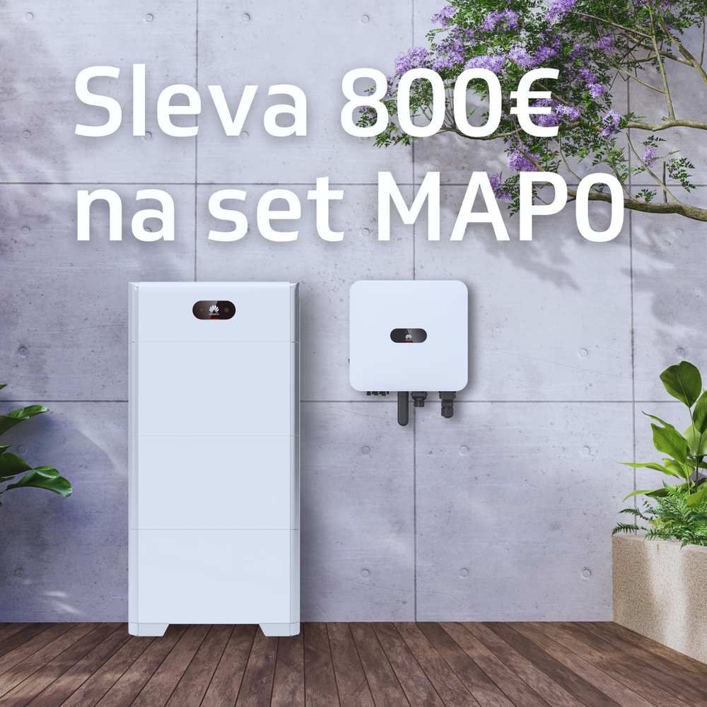 800 € sleva pro sety MAP0 s baterií LUNA