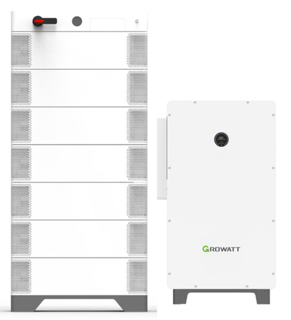Growatt SET WIT 100K-HU, 128,7kWh baterie