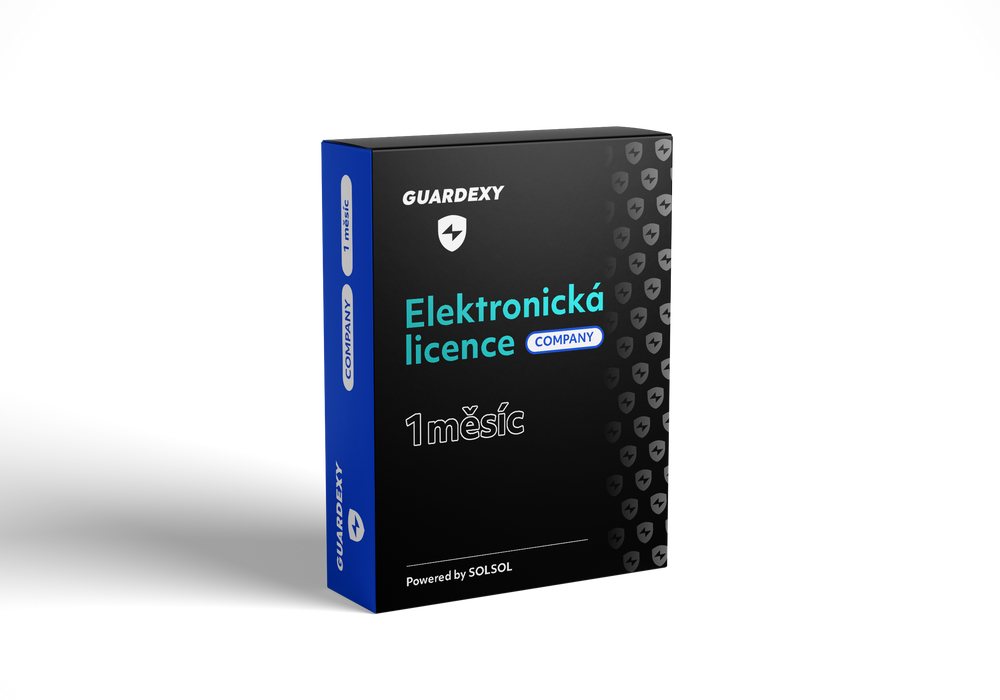 Guardexy elektronická licence pro komerční střídače nad 20 kWp  na 1 měsíc