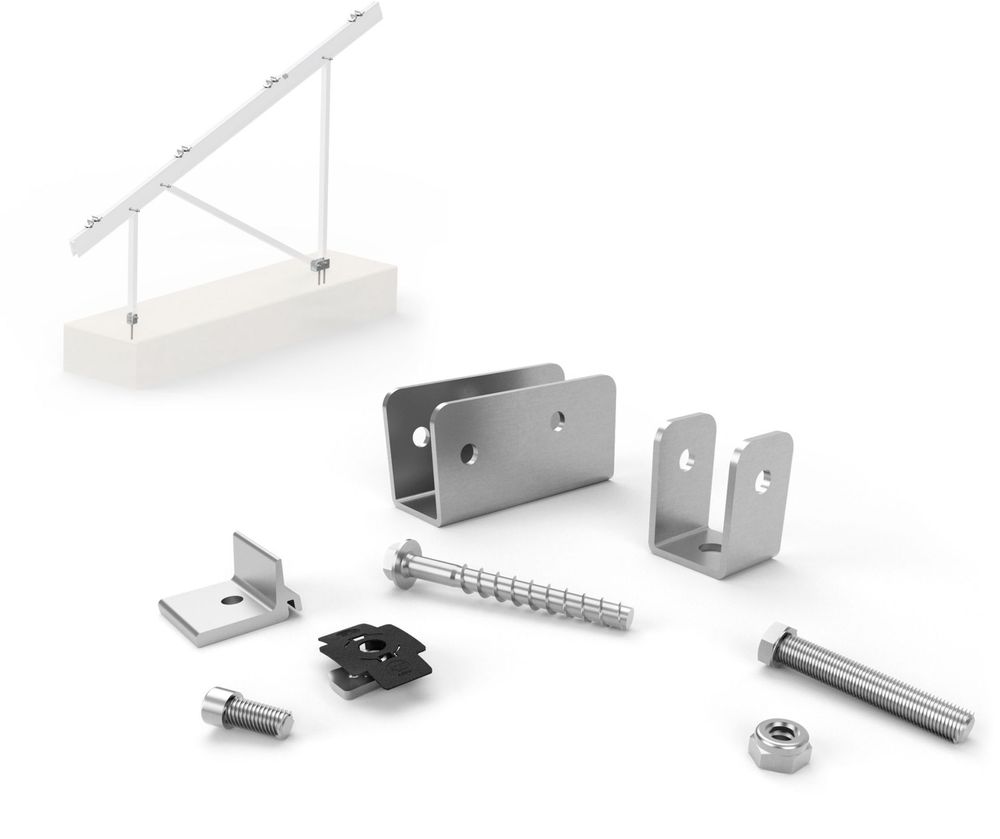 K2 N-Rack Ground Kit Concrete