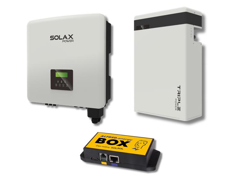 ソルオル　solol solworks SOLAX SET G4, 11.6 kWh with Alfred BOX | Photovoltaics from