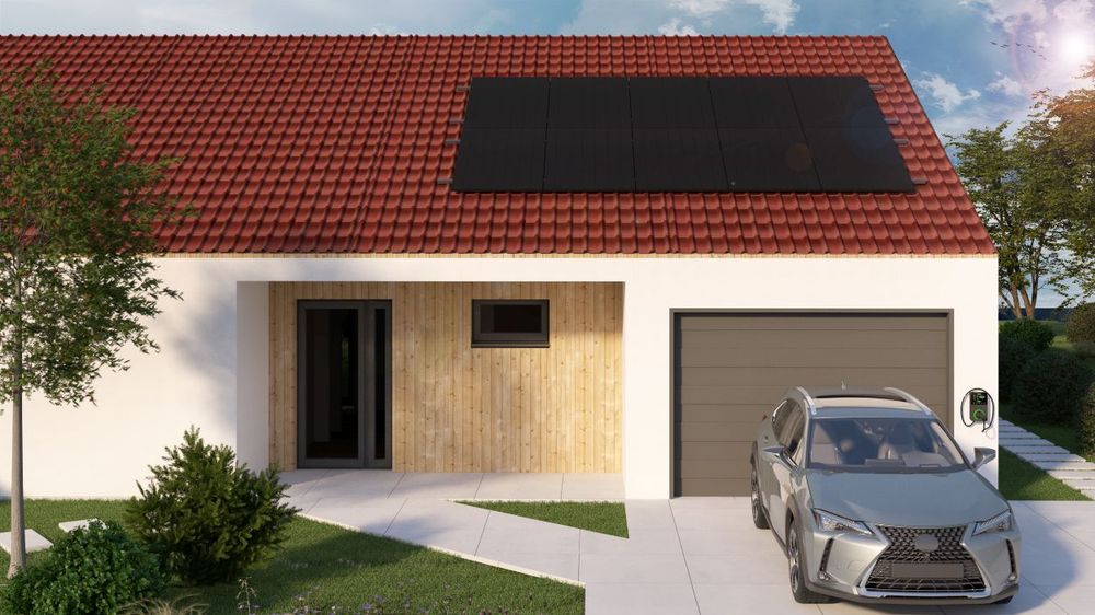 VDV SET 10 paneli – Płytki stalowe – Montaż pionowy