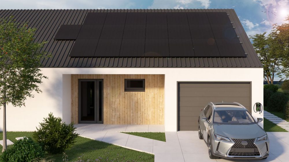 VDV SET 22 paneli – blacha trapezowa – pionowe ułożenie paneli