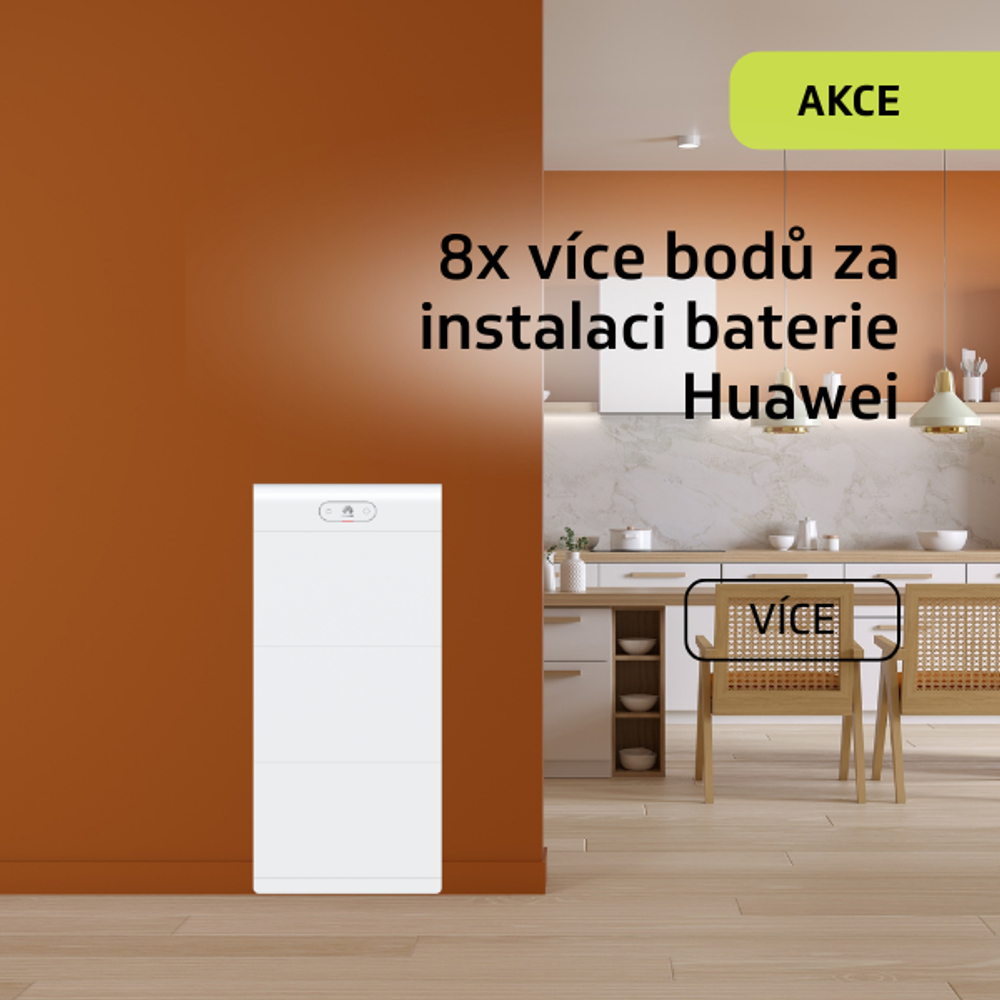 8x více bodů za instalaci Huawei