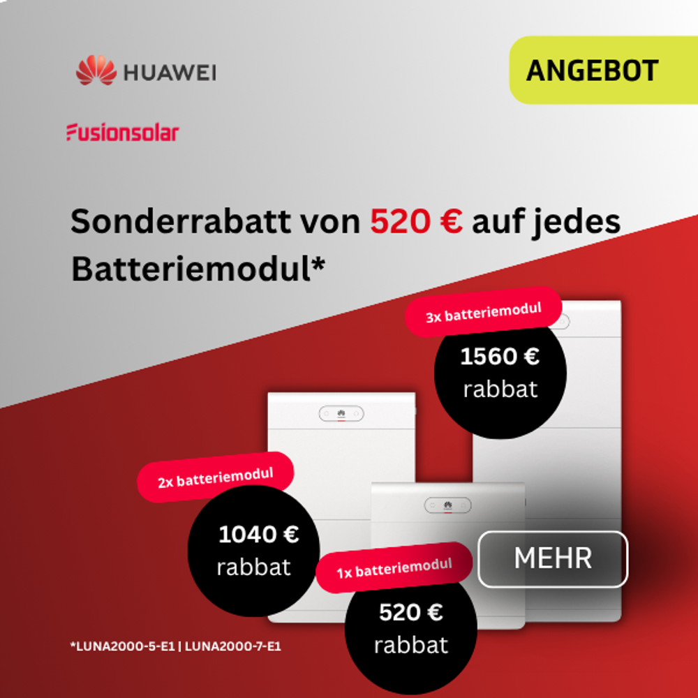 Sonderrabatt 520€ Huawei