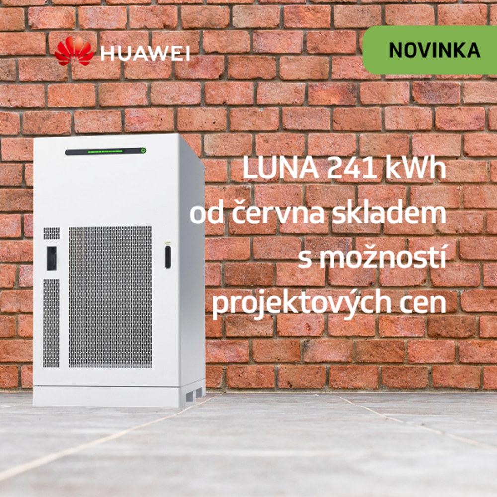 Huawei LUNA2000 241 kWh od června skladem