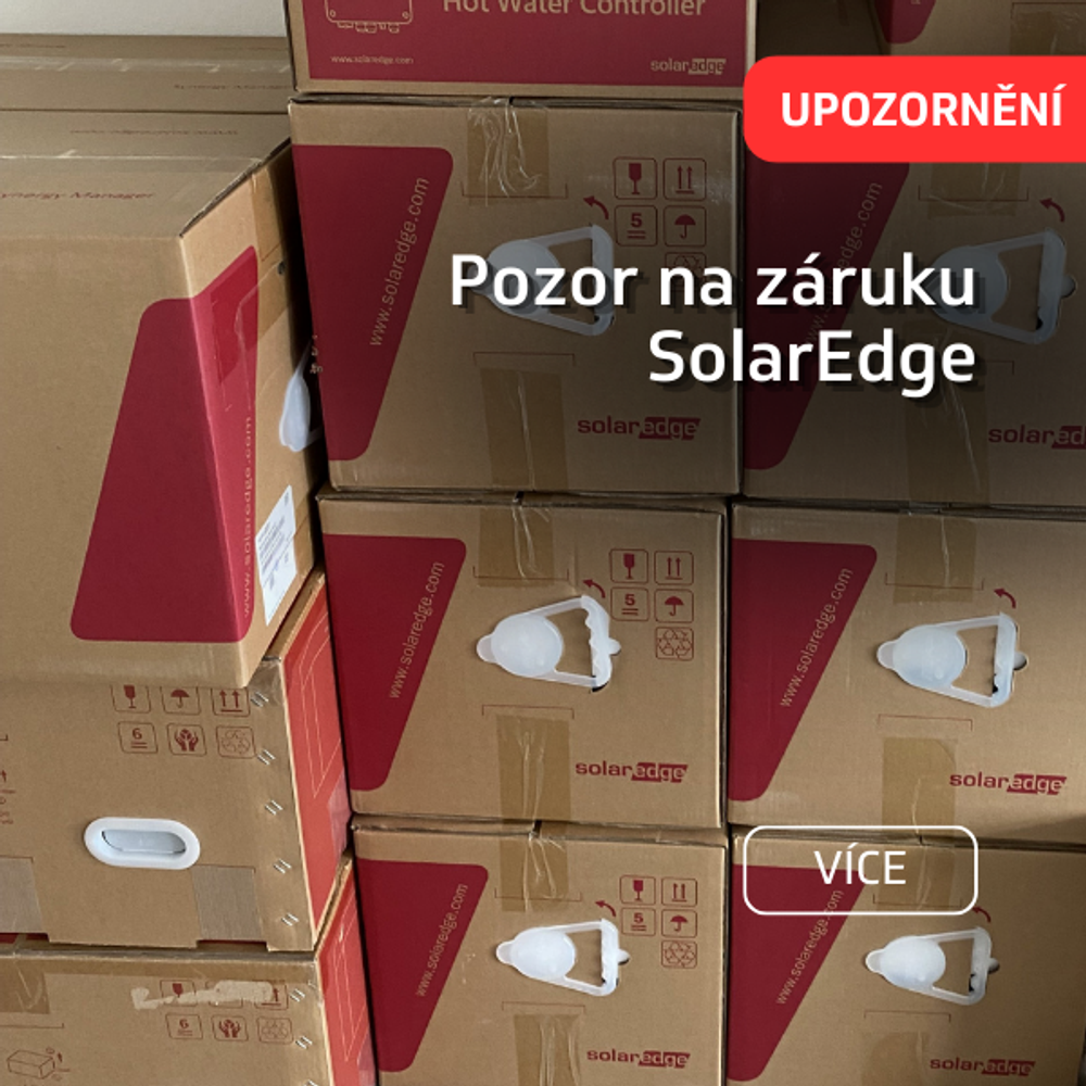 Pozor na záruku SolarEdge