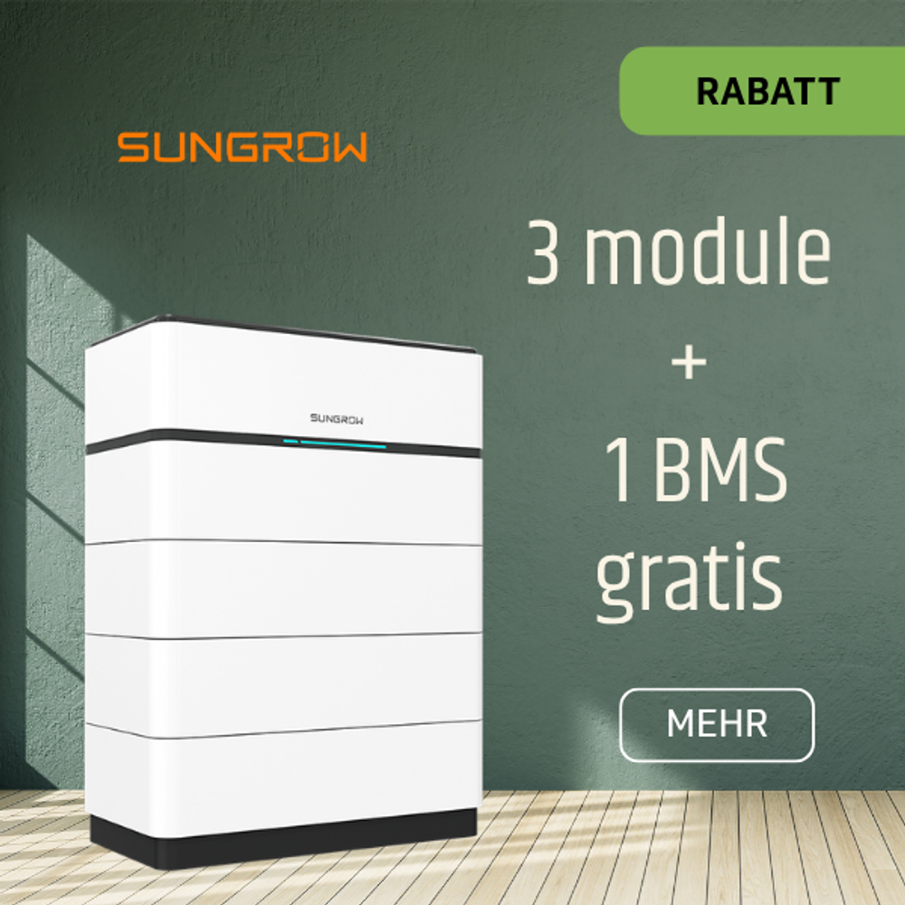 Sungrow 3 module + bms gratis